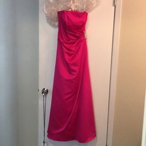 Pink bridesmaid dress